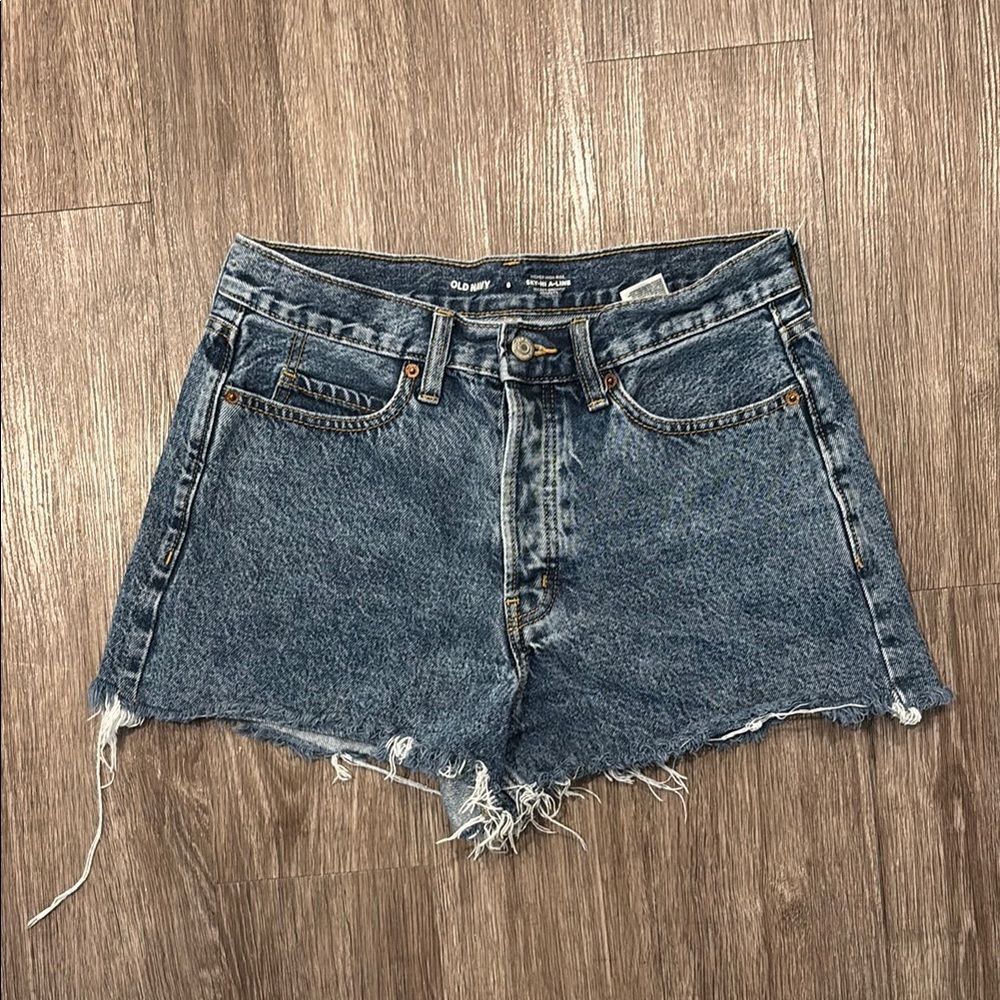 Old Navy cutoff Ski-Hi A-Line shorts